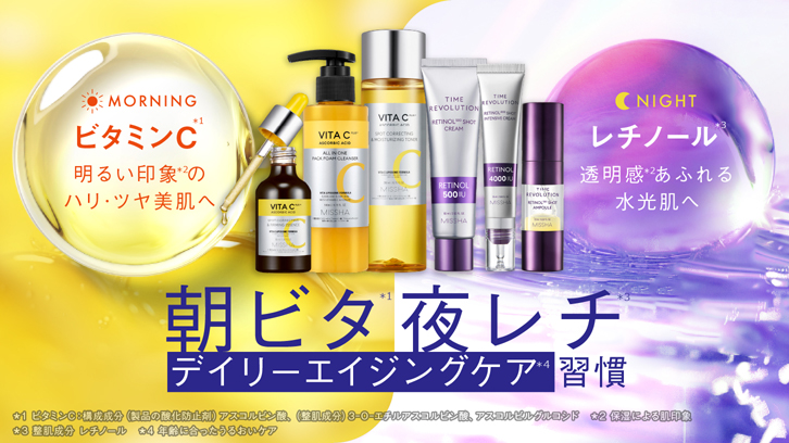 朝ビタ夜レチ朝C夜A